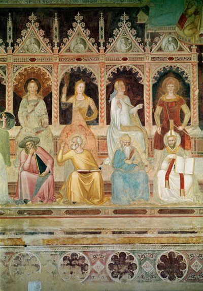 The Triumph of the Catholic Doctrine (detail) by Andrea di Bonaiuto